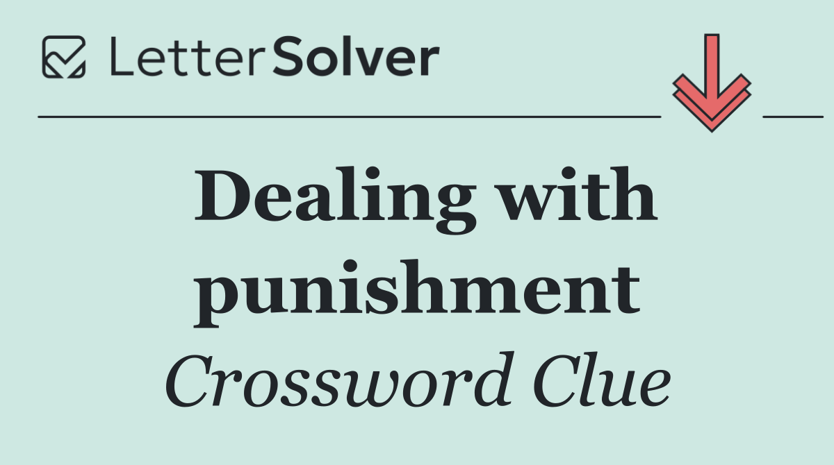 Dealing with punishment
