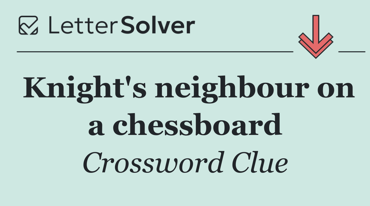 Knight's neighbour on a chessboard