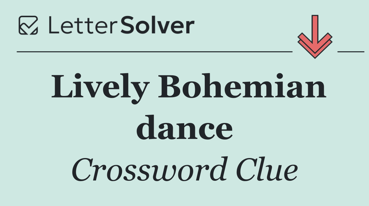 Lively Bohemian dance