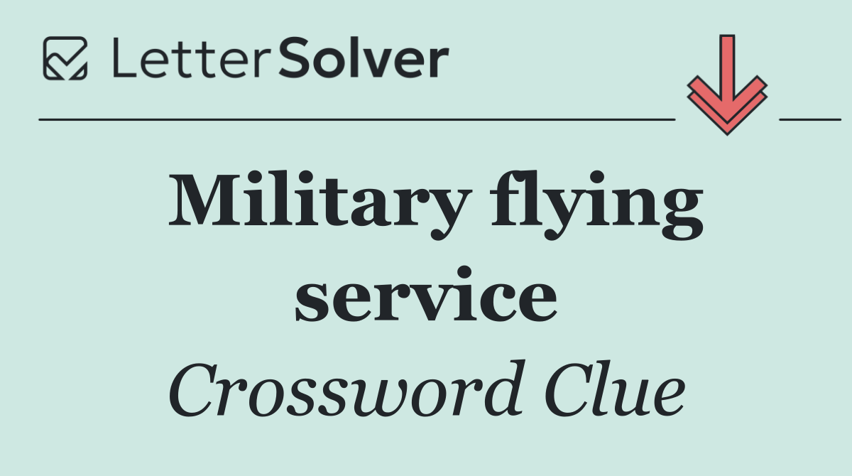 Military flying service