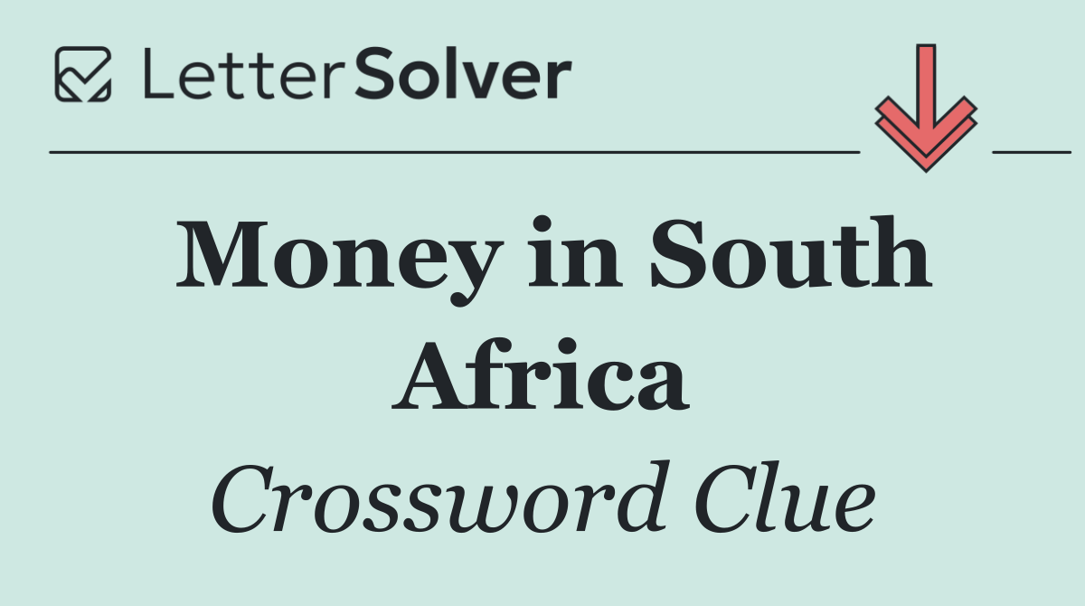 Money in South Africa