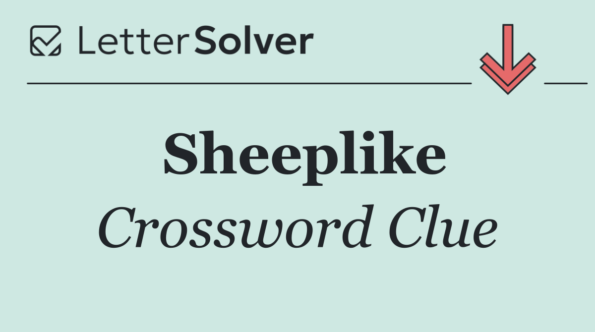 Sheeplike