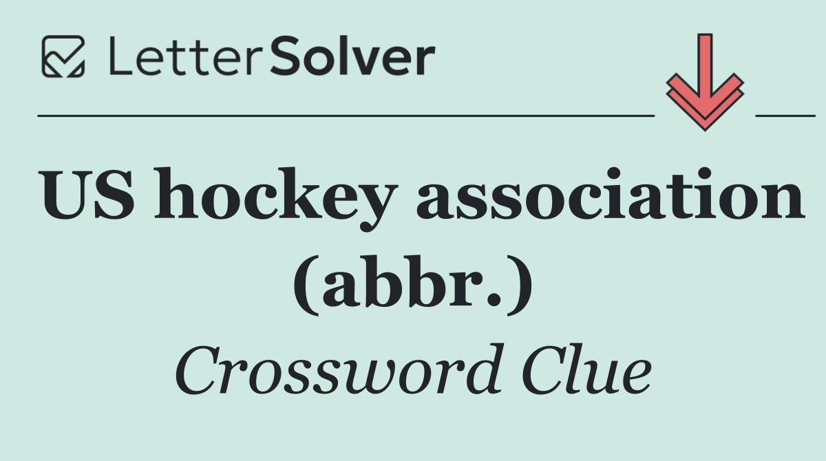 US hockey association (abbr.)