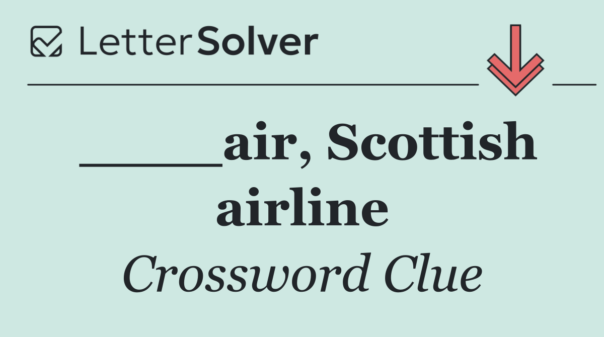 ____air, Scottish airline