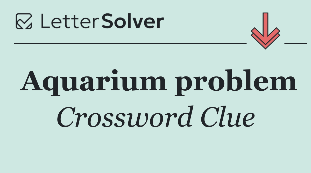 Aquarium problem