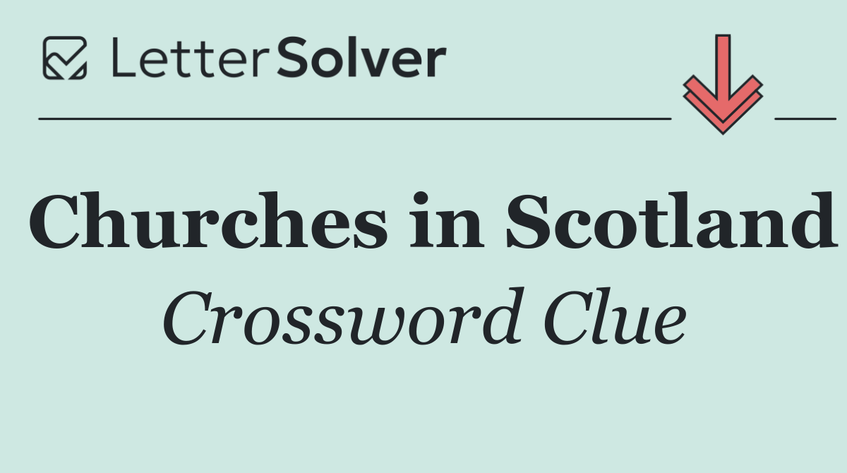 Churches in Scotland