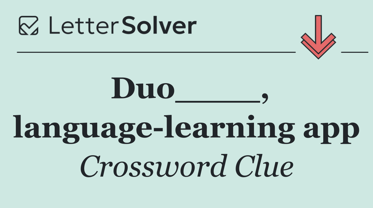 Duo____, language learning app