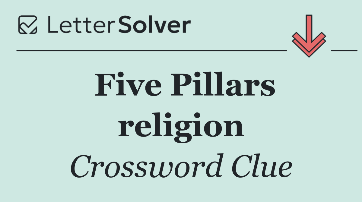 Five Pillars religion