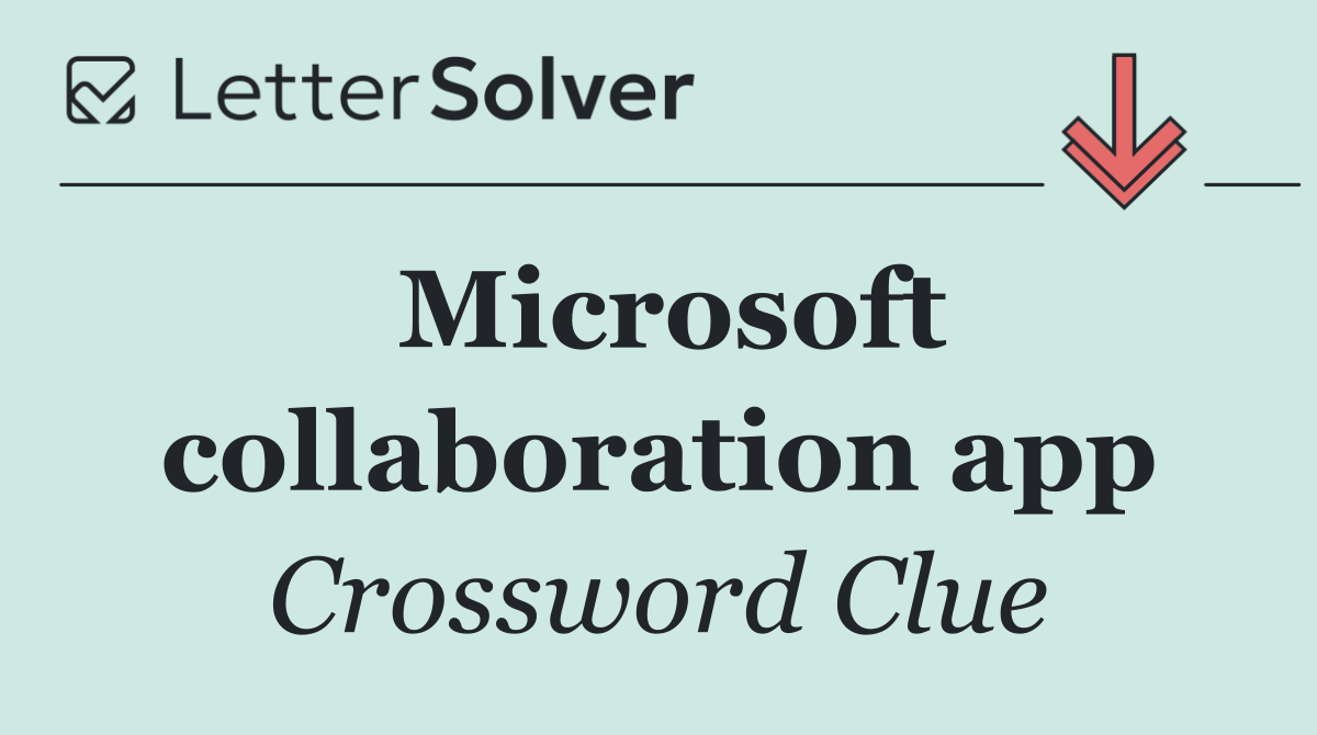 Microsoft collaboration app