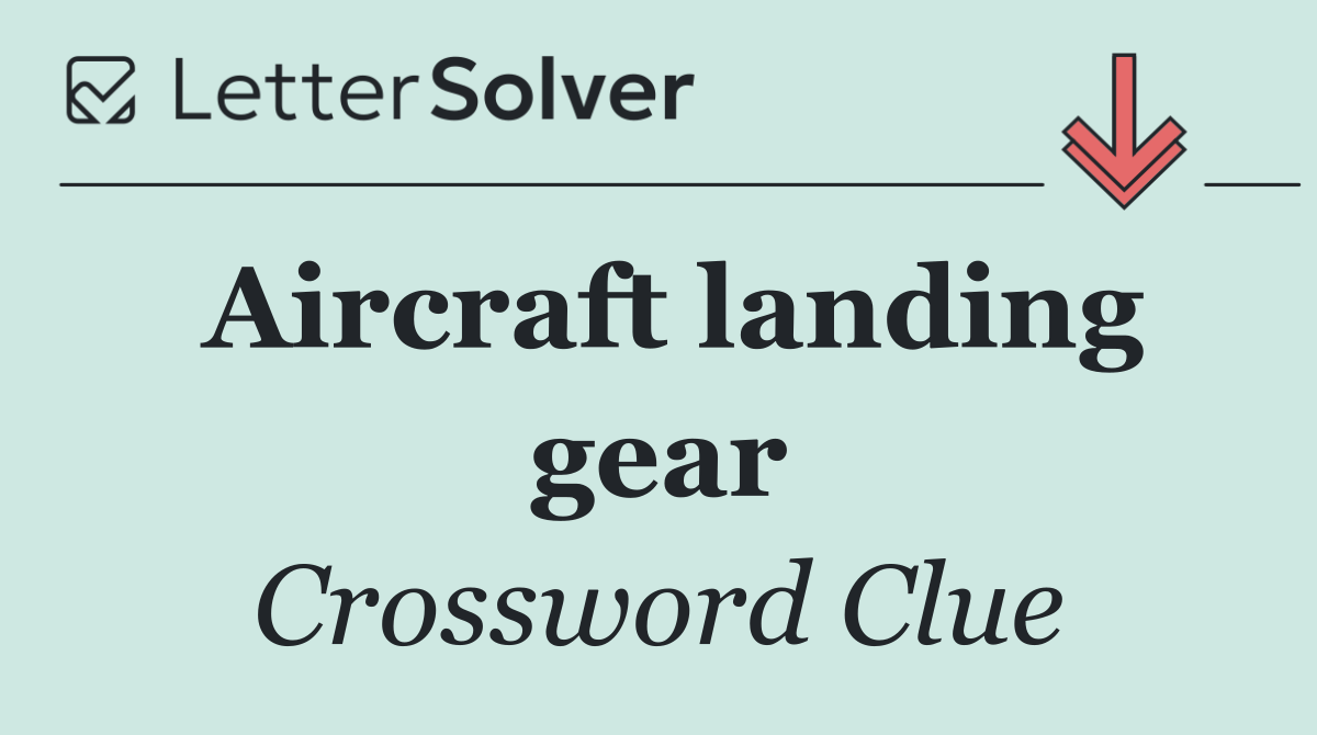 Aircraft landing gear