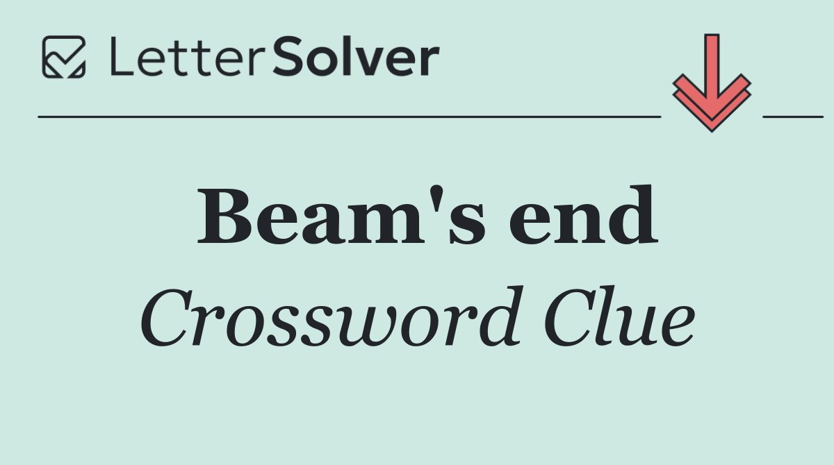 Beam's end