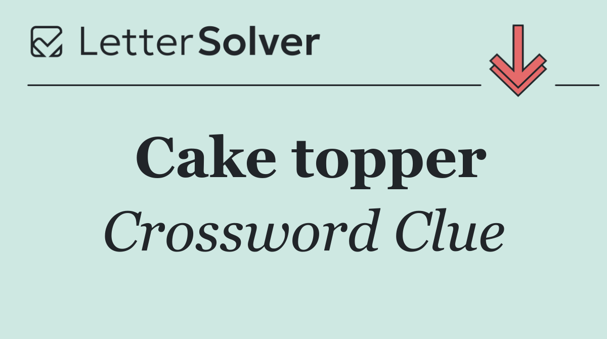 Cake topper