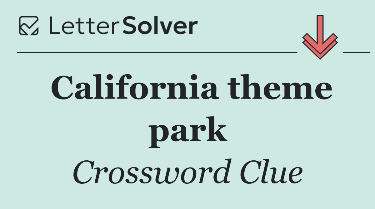 California theme park