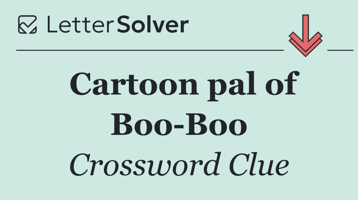 Cartoon pal of Boo Boo