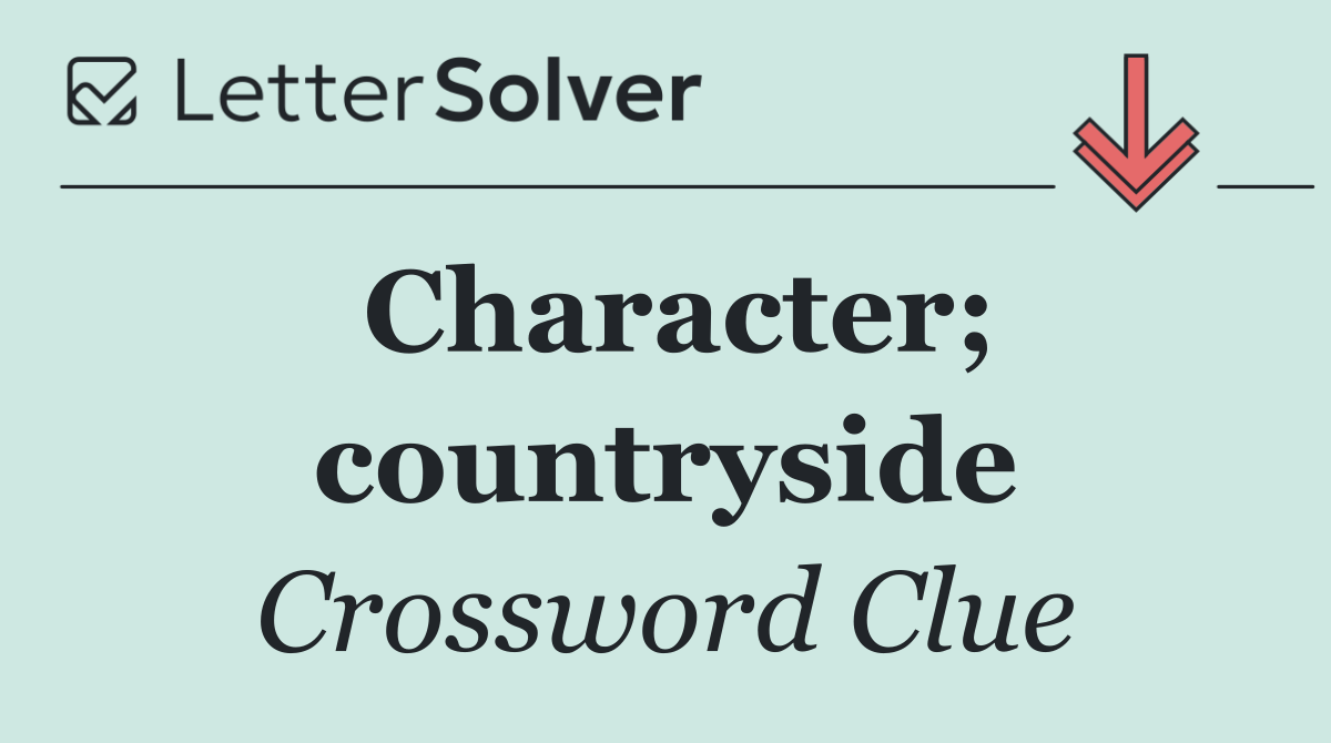 Character; countryside