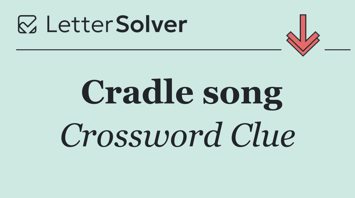 Cradle song