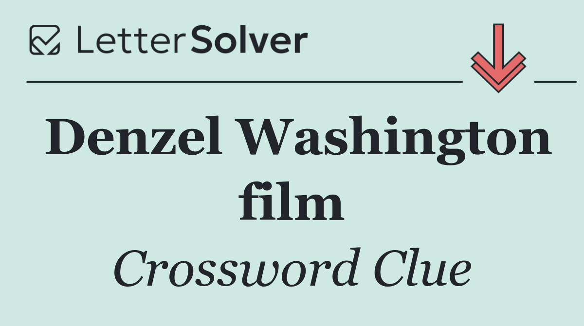 Denzel Washington film