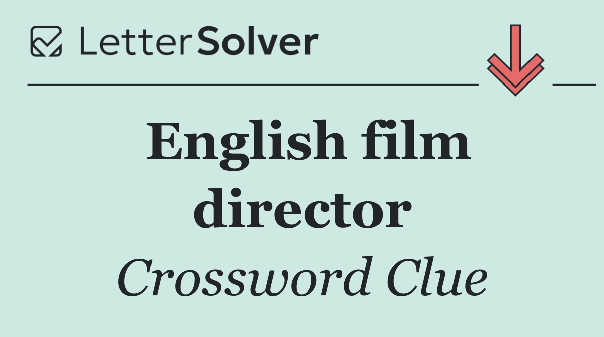 English film director