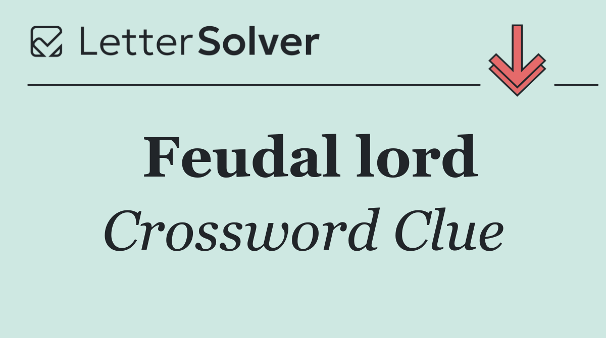Feudal lord