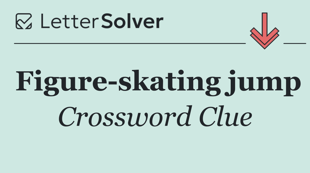 Figure skating jump