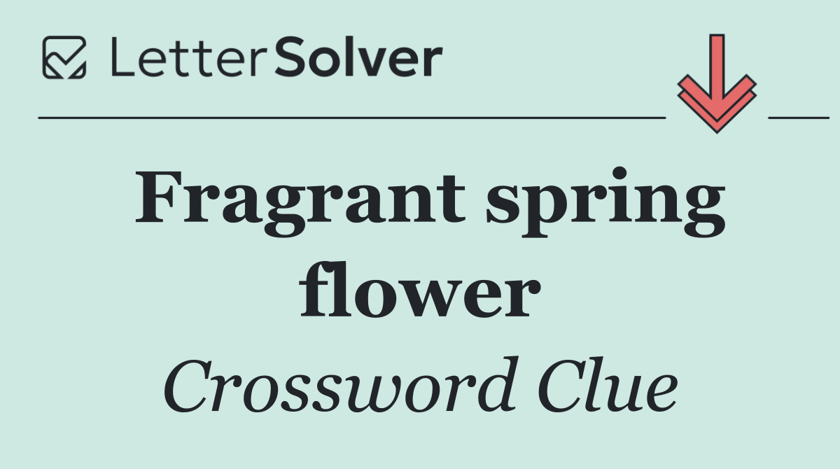 Fragrant spring flower
