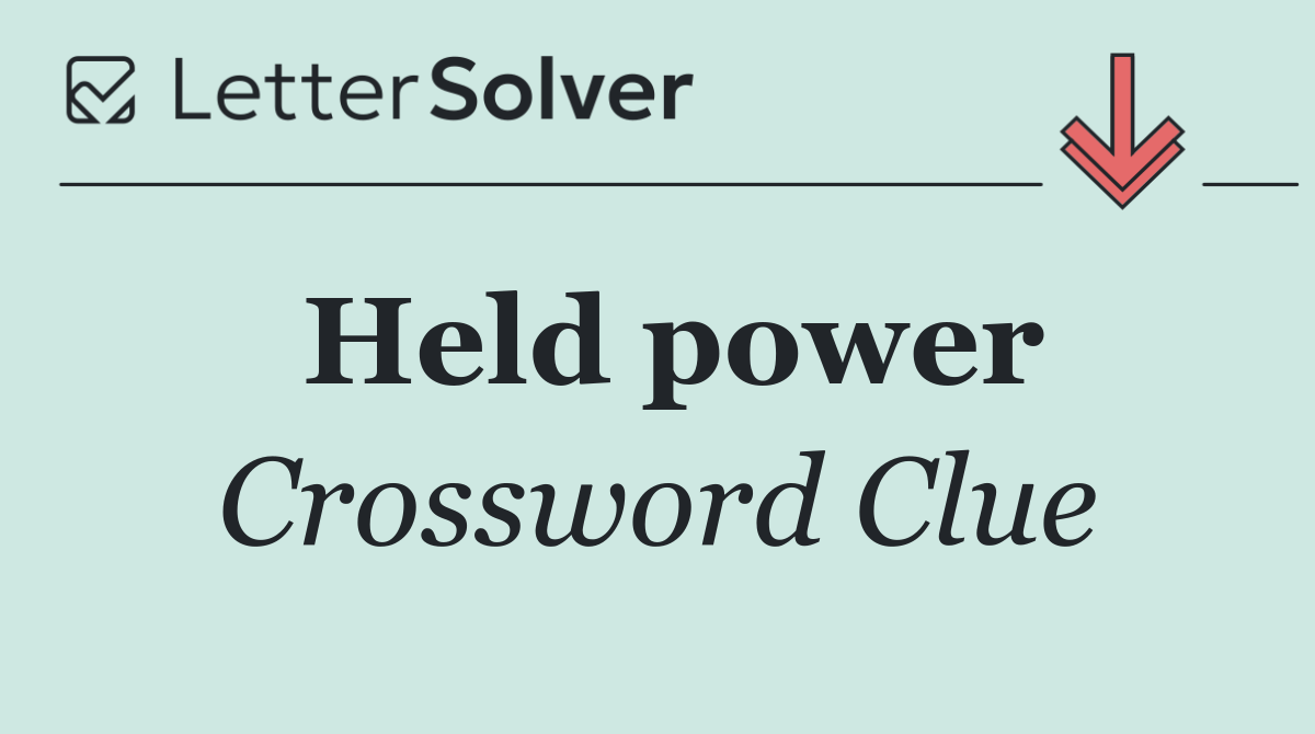 Held power