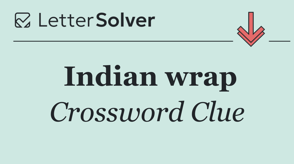 Indian wrap