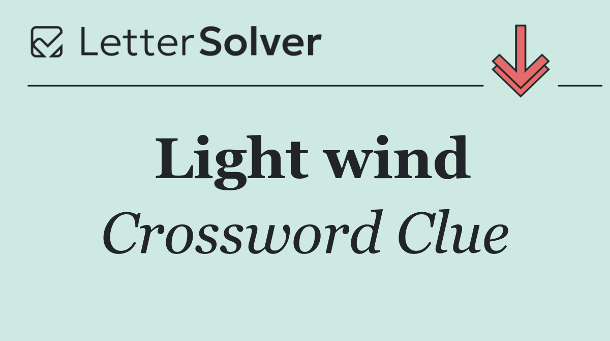 Light wind