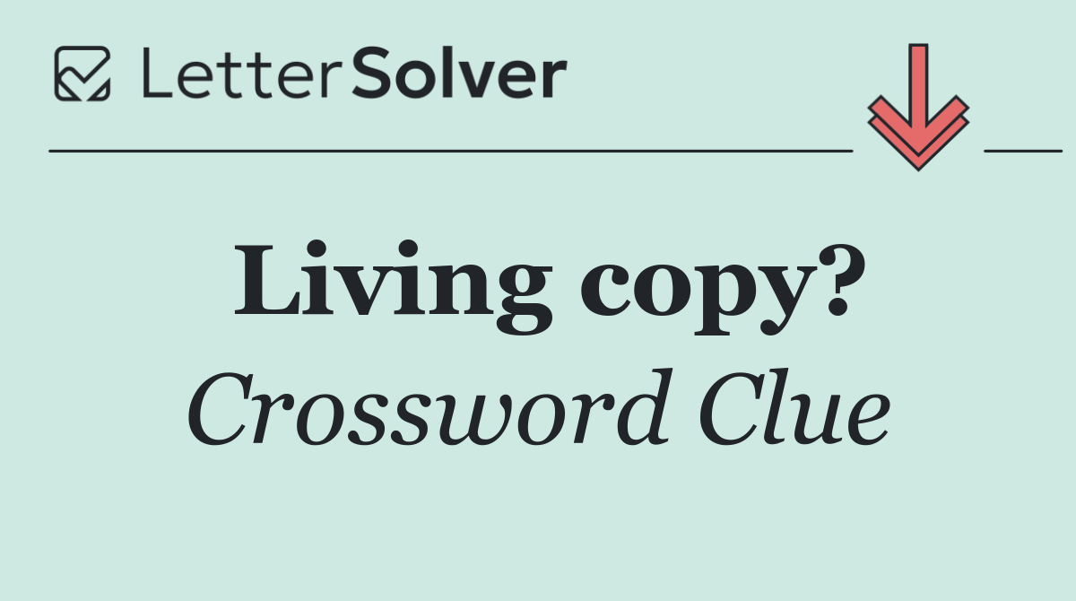 Living copy?