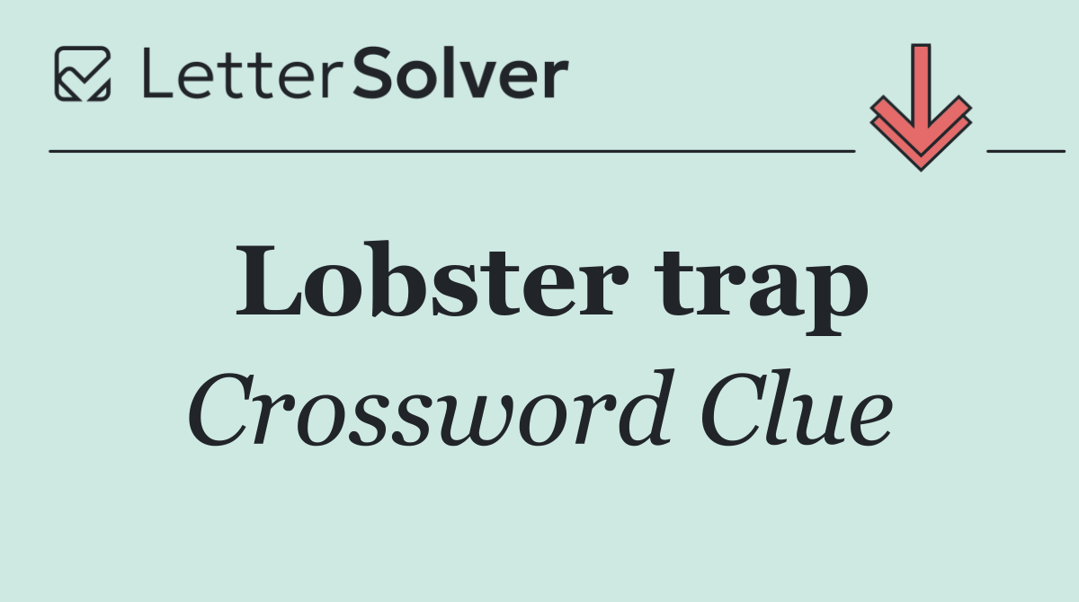 Lobster trap
