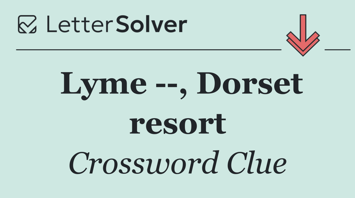 Lyme   , Dorset resort