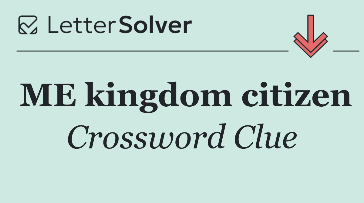 ME kingdom citizen