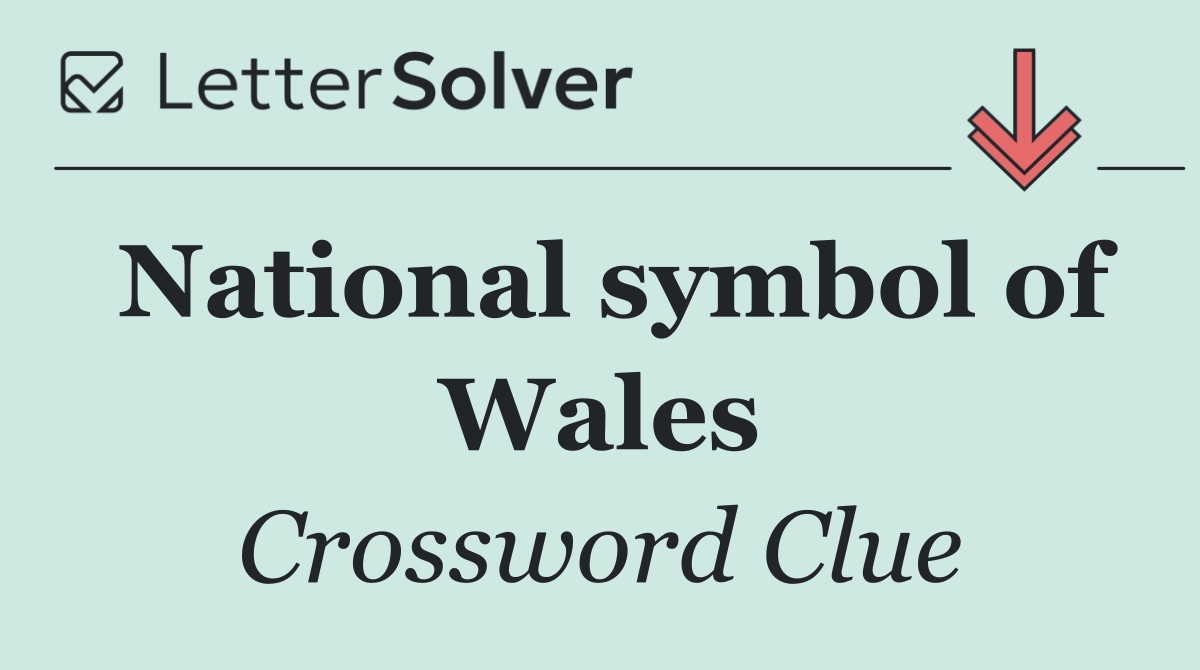 National symbol of Wales