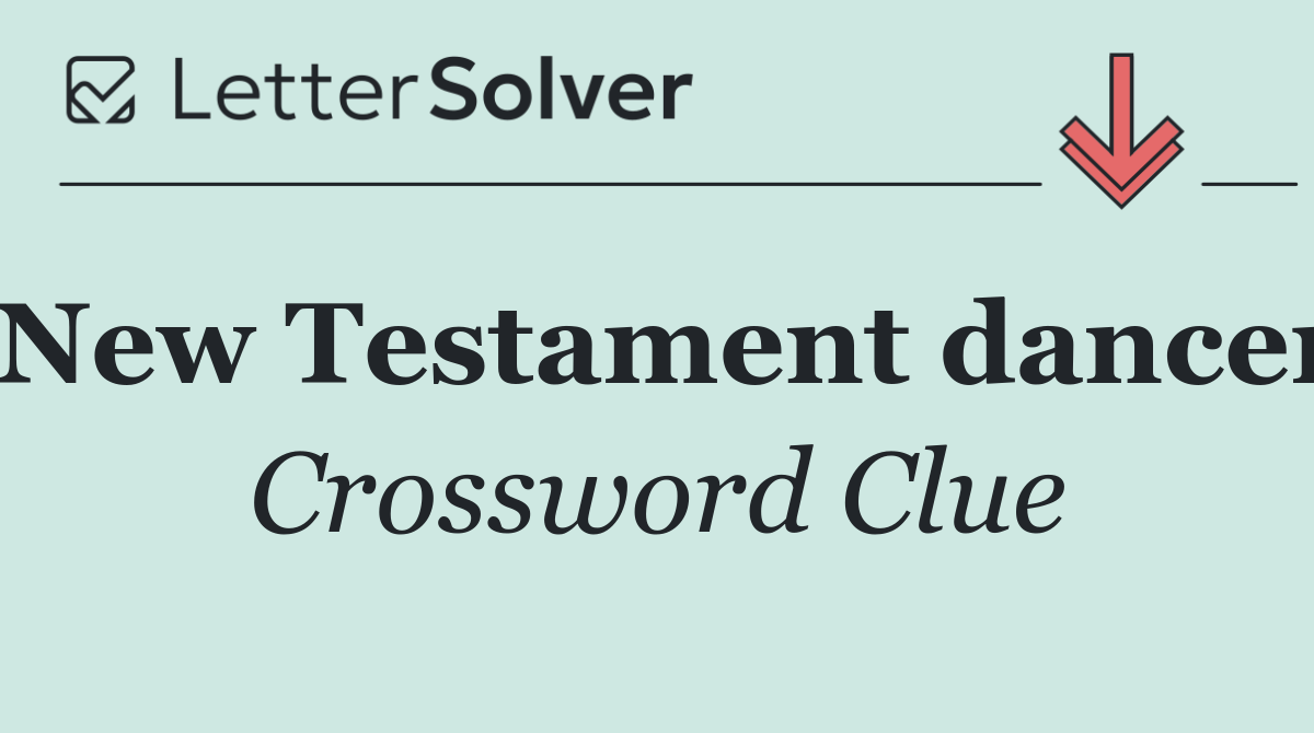 New Testament dancer