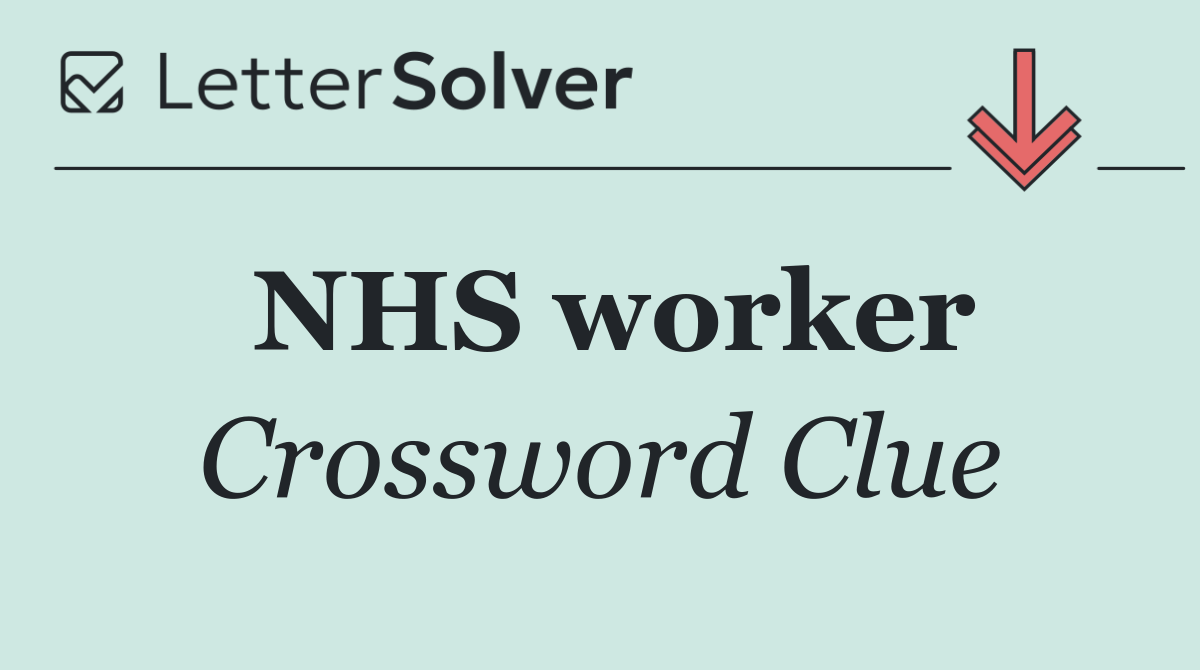 NHS worker
