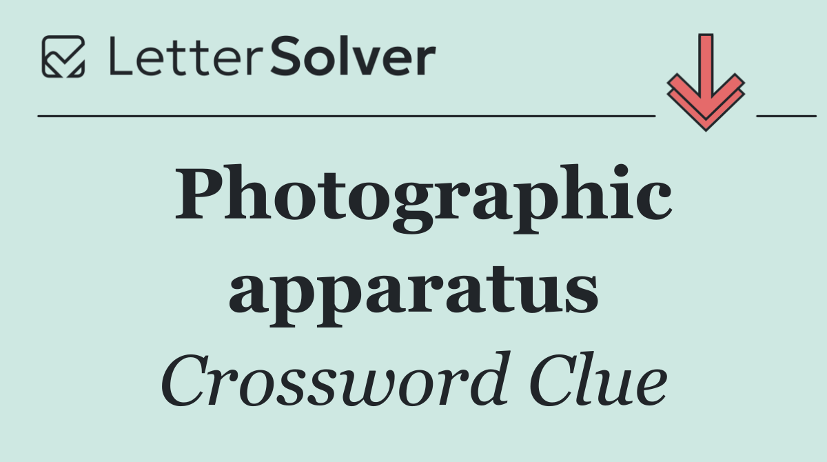 Photographic apparatus