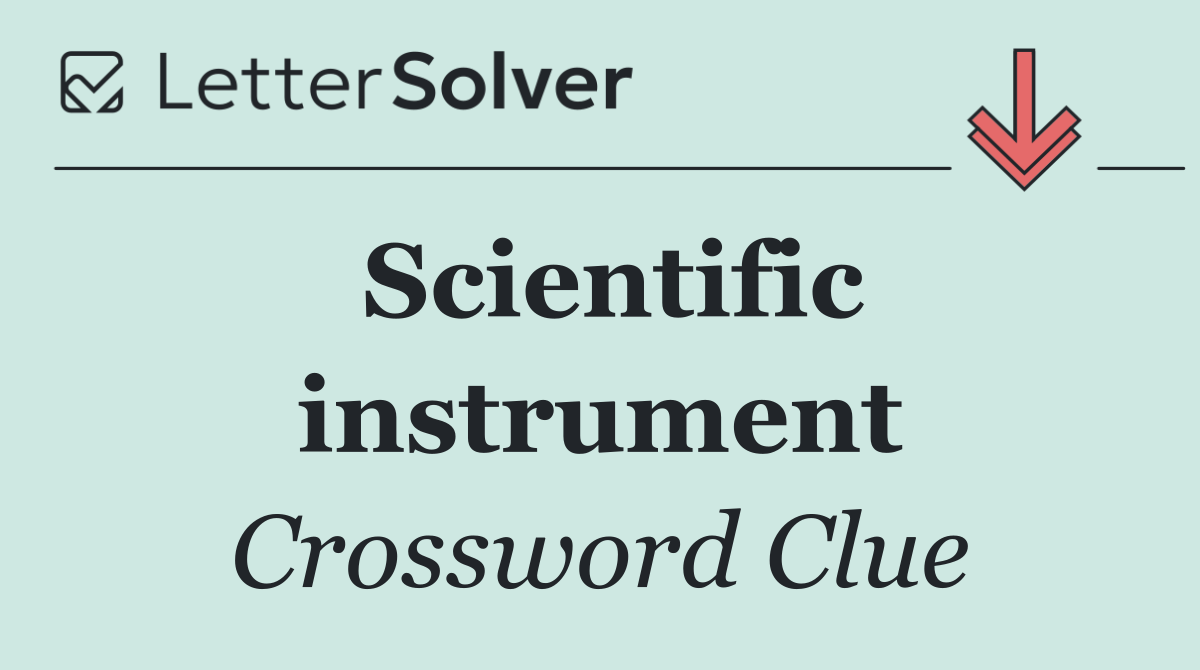 Scientific instrument