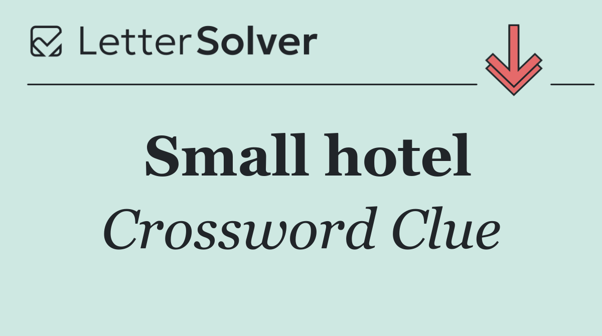 Small hotel