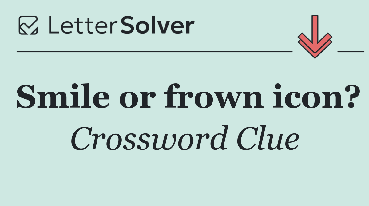 Smile or frown icon?
