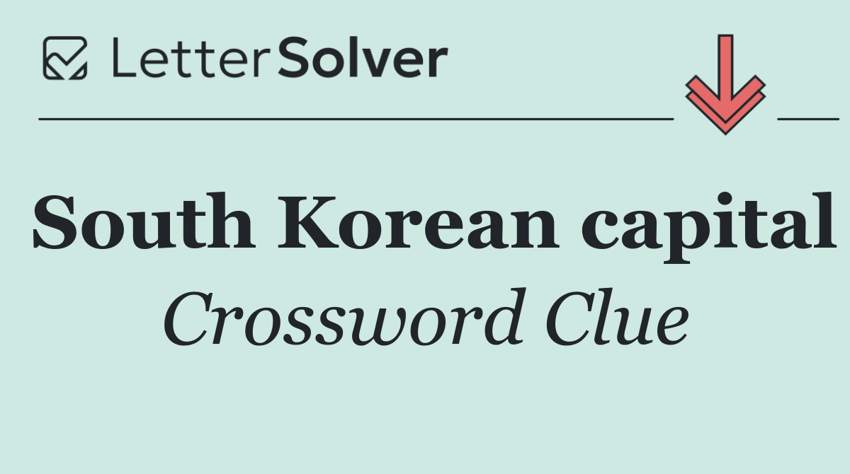 South Korean capital
