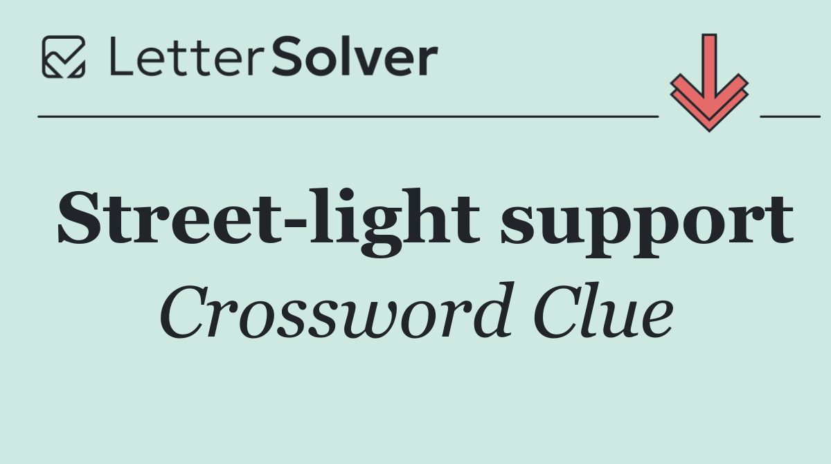 Street light support