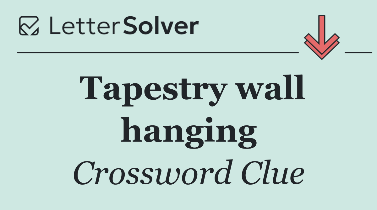 Tapestry wall hanging