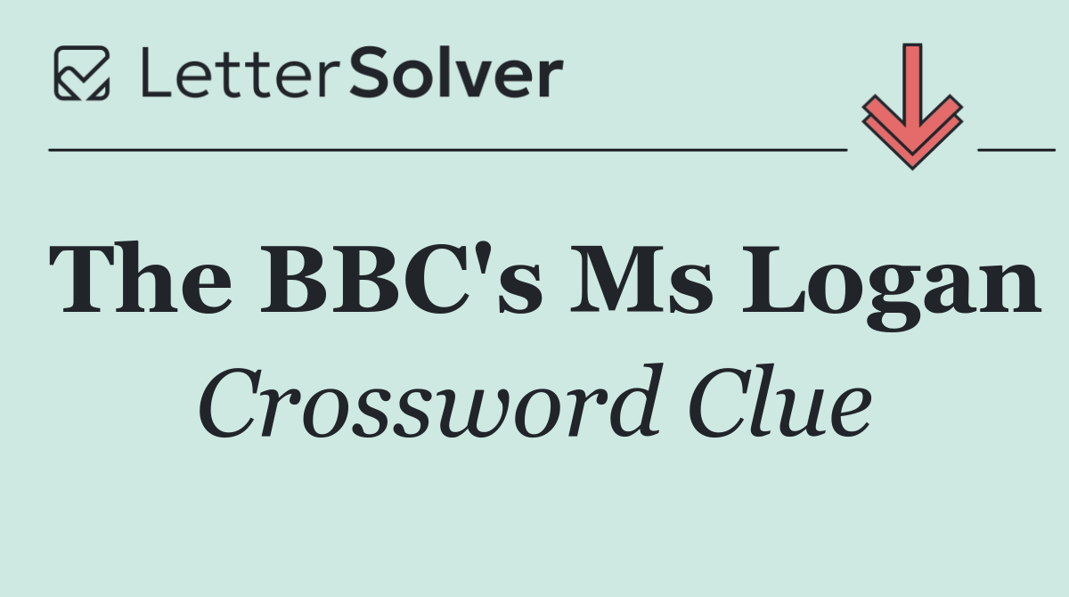 The BBC's Ms Logan