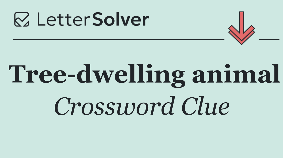 Tree dwelling animal