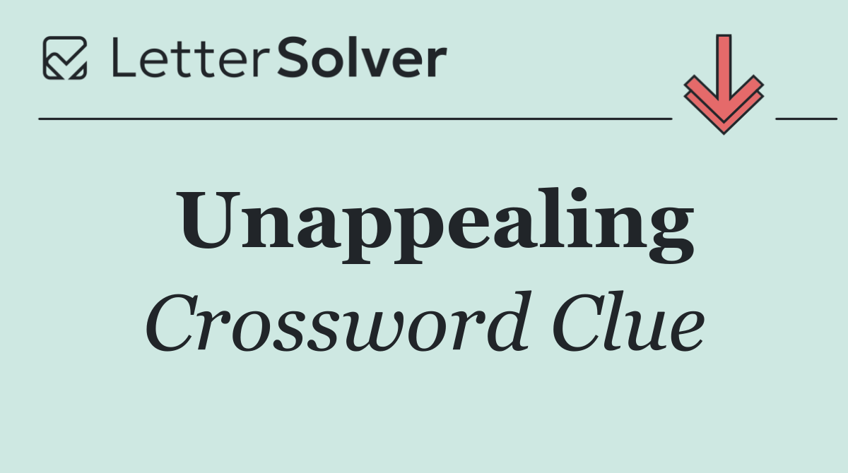 Unappealing