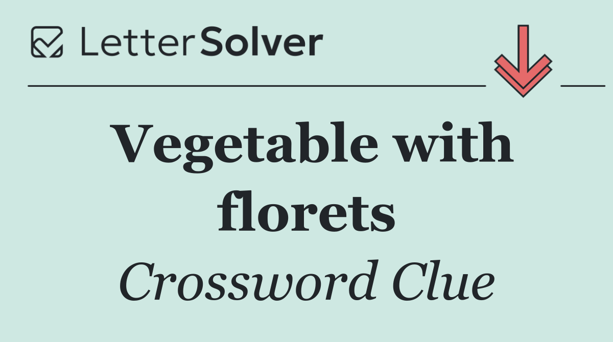 Vegetable with florets