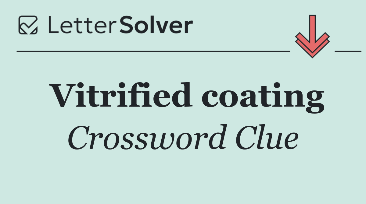 Vitrified coating