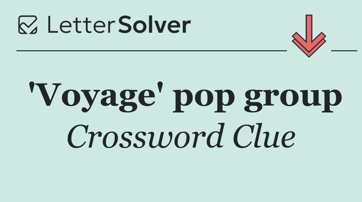'Voyage' pop group