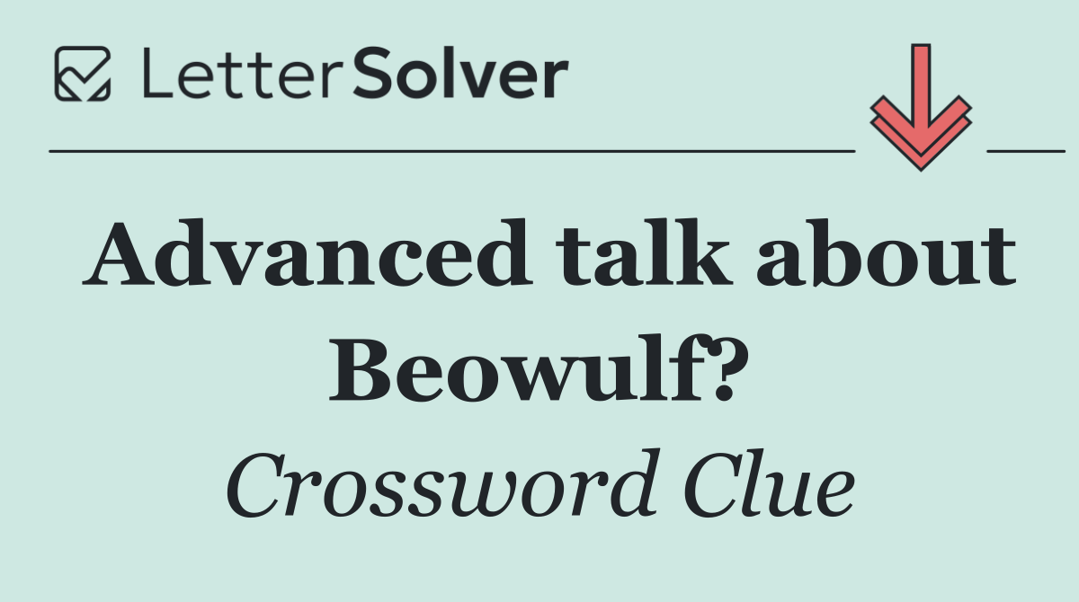 Advanced talk about Beowulf?