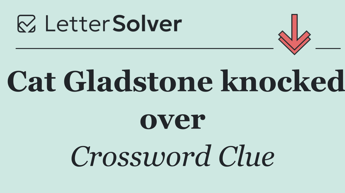 Cat Gladstone knocked over